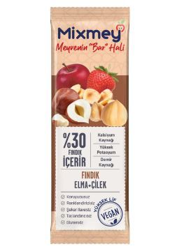 MİXMEY ELMALI ÇİLEKLI FINDIKLI 25 GR resmi