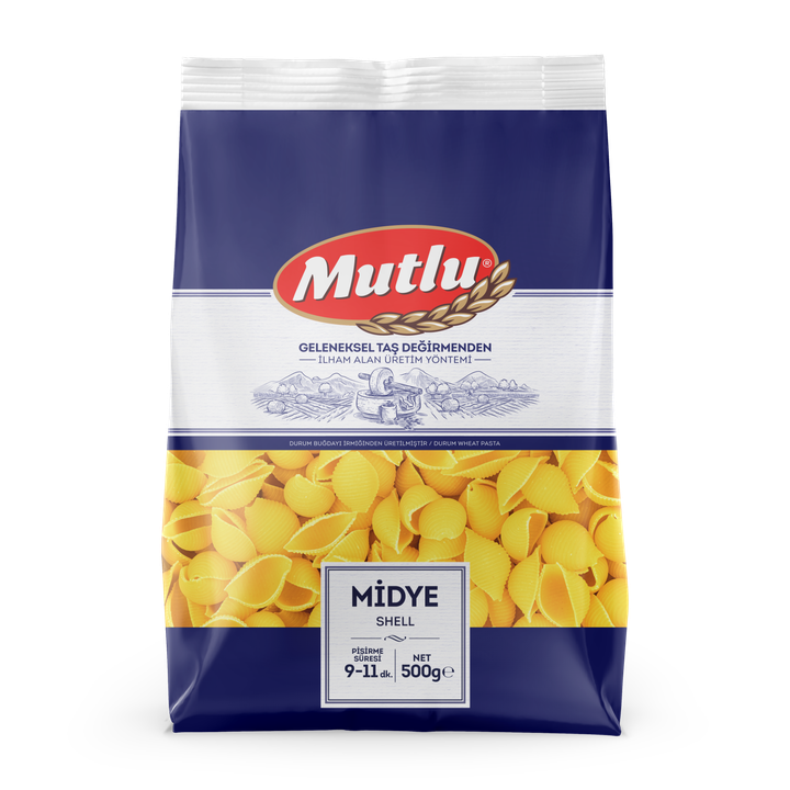 . MUTLU MAKARNA MİDYE 500 GR