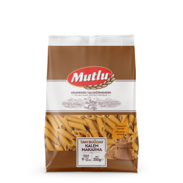 MUTLU MAKARNA KEPEKLİ PENNE 350 GR resmi