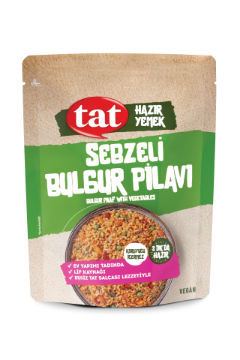 TAT BULGUR PİLAVI SEBZELİ 250 G DOYPACK resmi