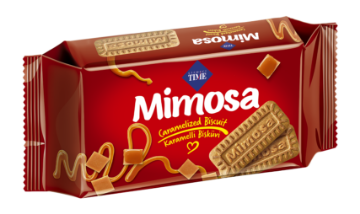 MİMOSA KARAMELİZE BİSKÜVİ 128G (1X20) resmi