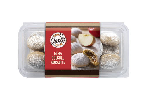 ONEFİS ELMA DOLGULU KURABİYE 230 GR resmi