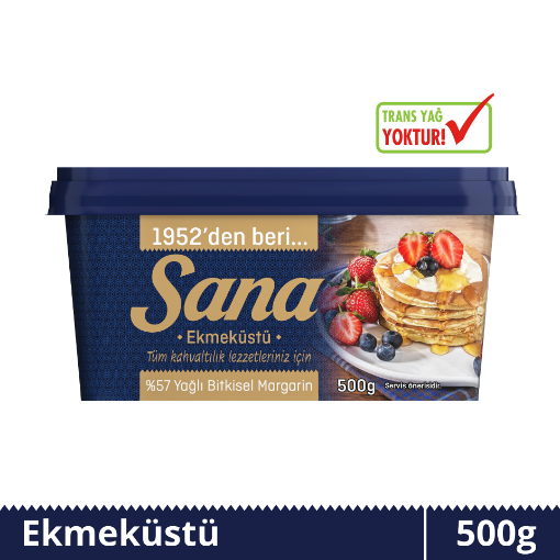 SANA EKMEK ÜSTÜ KASE 500 GR 16'LI resmi