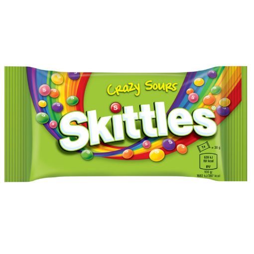 SKİTTLES EKŞİ MEYVELİ 38GR*14 resmi